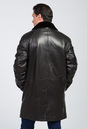 Мужское кожаное пальто из натуральной кожи на меху с воротником 3600041-4